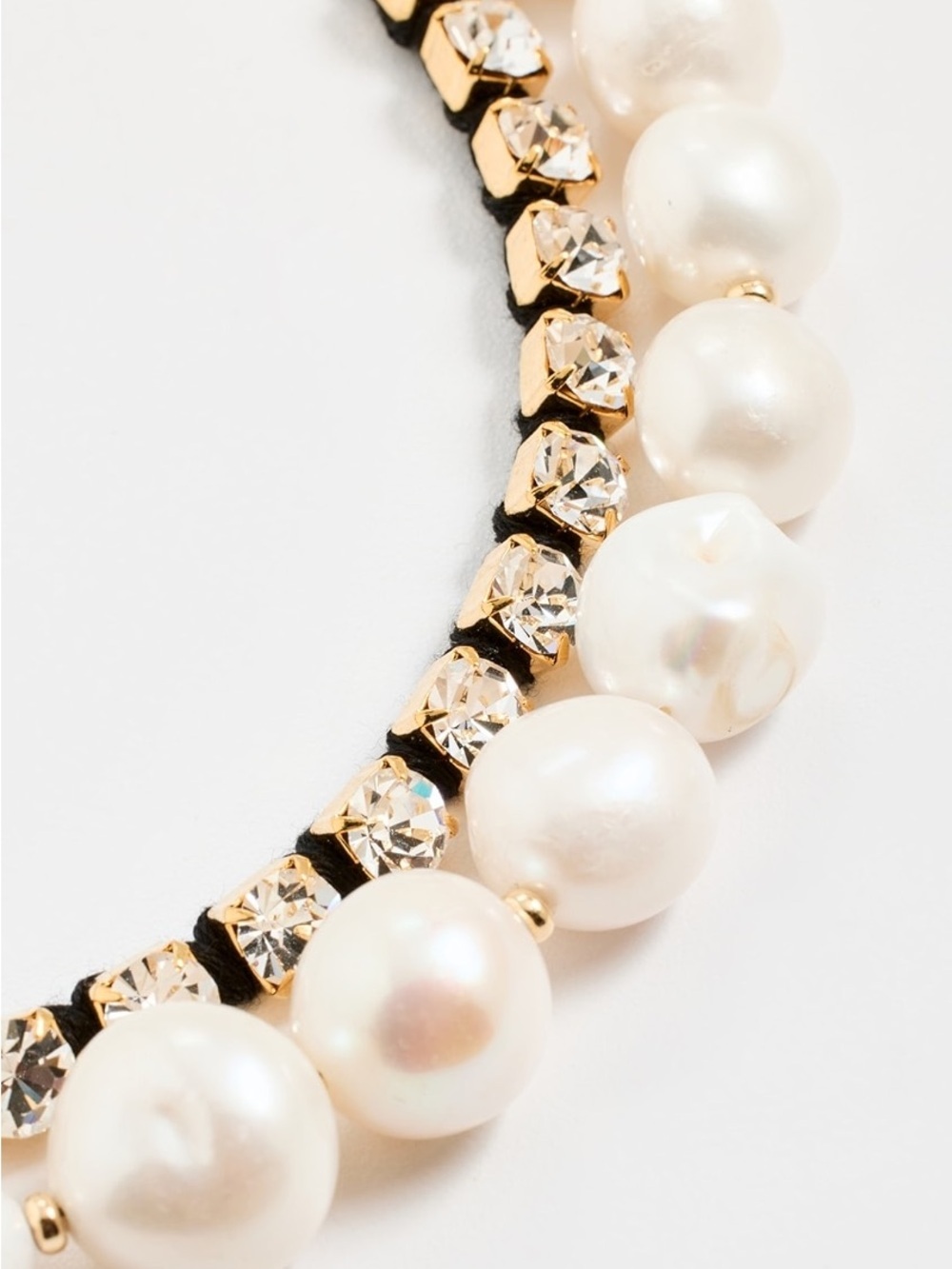 Lizzie Fortunato Crystal Lagoon li Gold & Pearl Statement Necklace Pearls $370 - Picture 5 of 9
